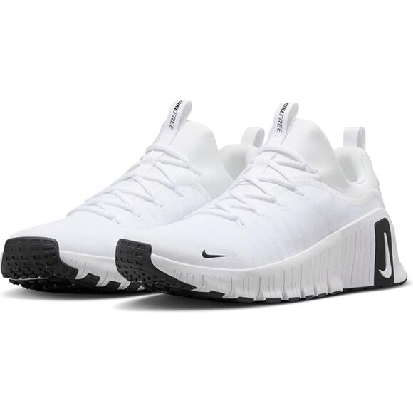 Nike Free Metcon 6 White Black. SIZE 9.5 - FJ7127-101 - Picture 1 of 8